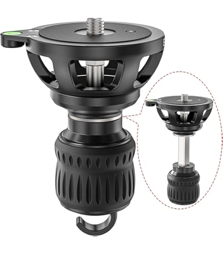 FSB6＋GITZO 75mm HalfBall Amazon.com : Haoge TBA-75 75mm Half Ball Bowl Adapter for